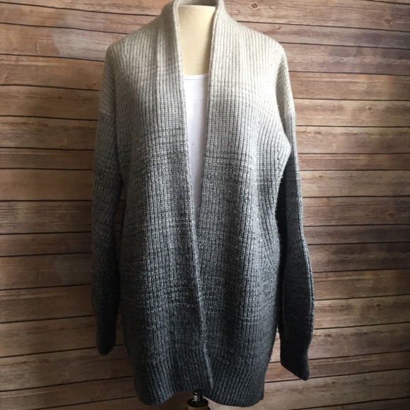 Athleta Sweaters - ATHLETA Lucca Ombré Gray Stripe Sweater, XS (Med)